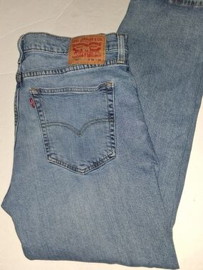 Levi's 514 Light Wash Blue Denim Jeans